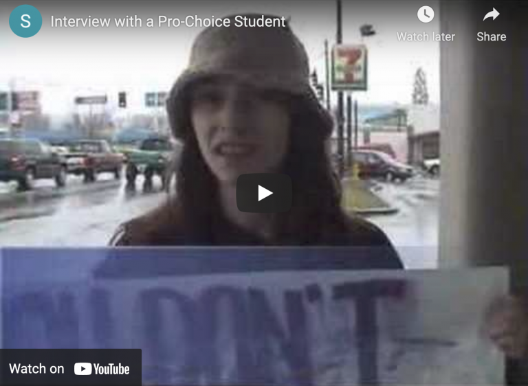 Interview with a Pro-Choice Student