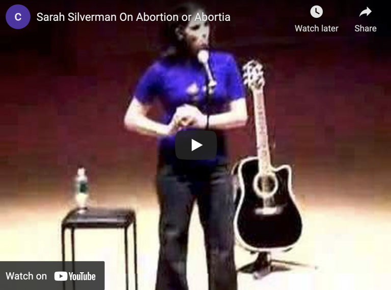 Sarah Silverman On Abortion or Abortia