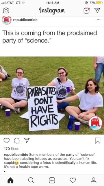 No Rights For Parasites