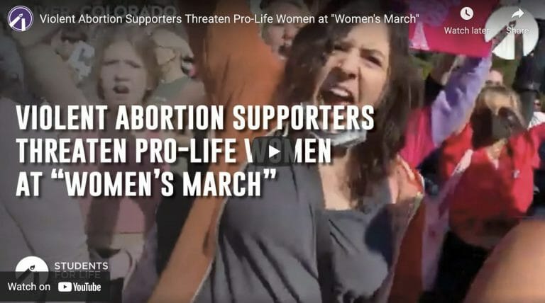 Pro-Choice Violence Filmed By Students For Life